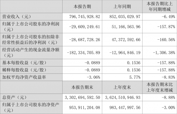 300385雪浪环境最新消息（2022年上半年亏损2960.93万元）