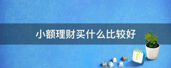 小额理财买什么比较好（启动资金不过万的理财方法）