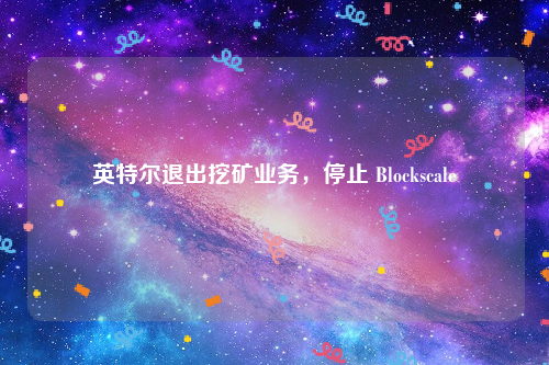 英特尔退出挖矿业务，停止 Blockscale