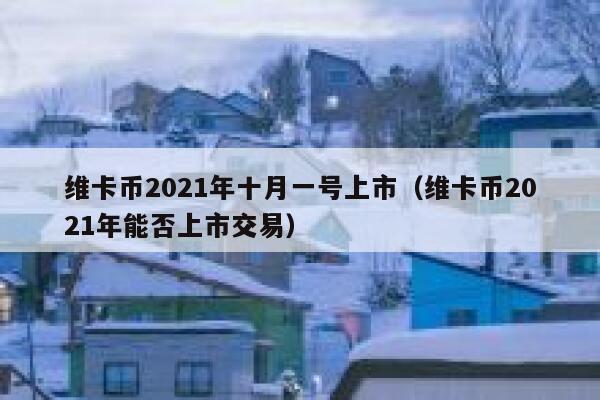 维卡币2021年十月一号上市（维卡币2021年能否上市交易）