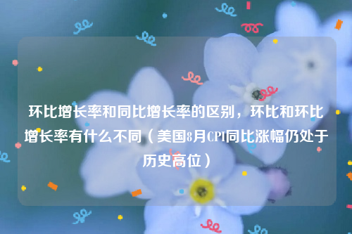 环比增长率和同比增长率的区别，环比和环比增长率有什么不同（美国8月CPI同比涨幅仍处于历史高位）