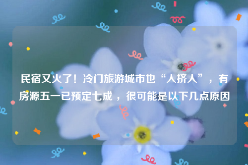 民宿又火了！冷门旅游城市也“人挤人”，有房源五一已预定七成 ，很可能是以下几点原因