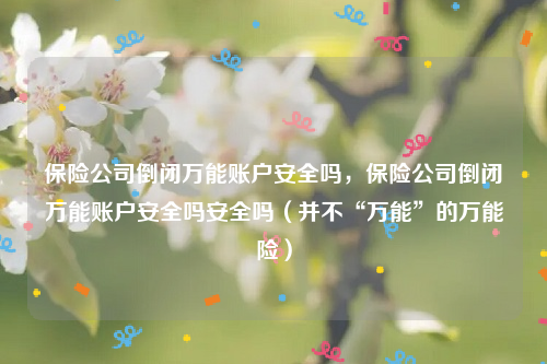 保险公司倒闭万能账户安全吗，保险公司倒闭万能账户安全吗安全吗（并不“万能”的万能险）