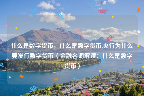 什么是数字货币，什么是数字货币,央行为什么要发行数字货币（金融名词解读：什么是数字货币）