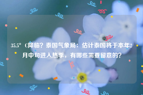 35.5°C降临？泰国气象局：估计泰国将于本年2月中旬进入热季，有哪些需要留意的？