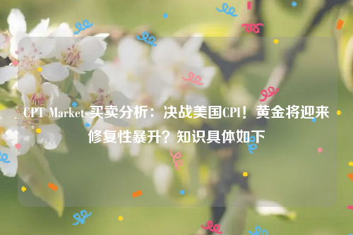 CPT Markets买卖分析：决战美国CPI！黄金将迎来修复性暴升？知识具体如下